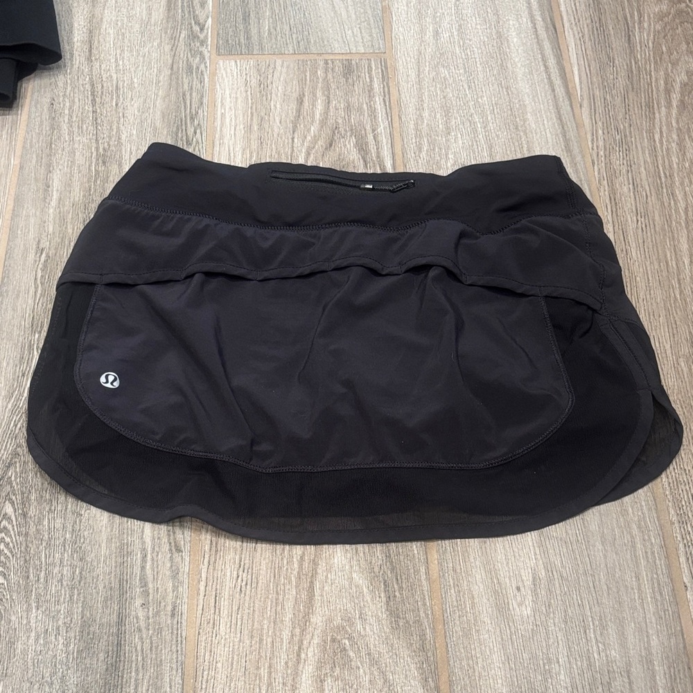 lululemon athletica Charcoal Mini Skirt